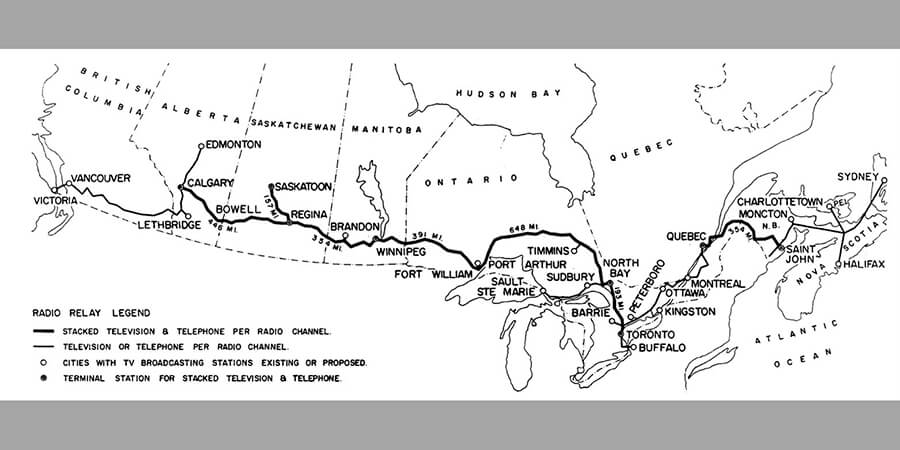 Trans-Canada Microwave System: Connecting Canadians Over 60 Years Ago